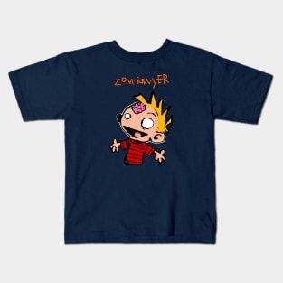 Zom and Hobbes Kids T-Shirt